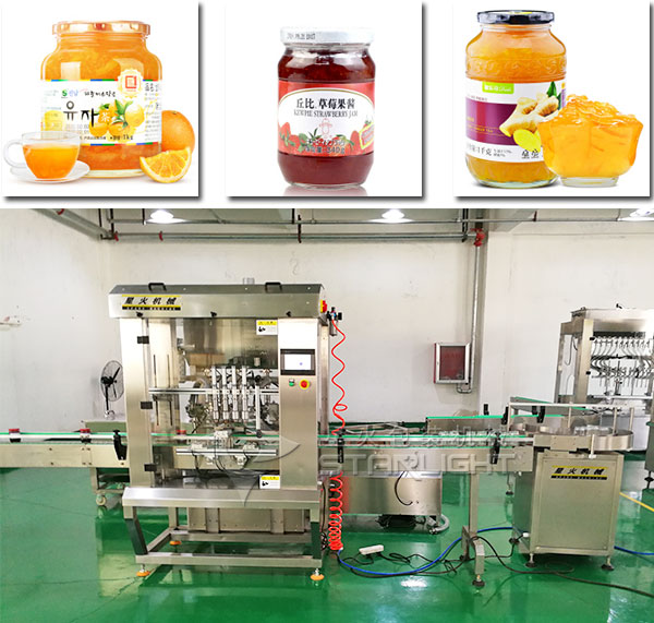 水果醬醬料灌裝機設備樣品圖