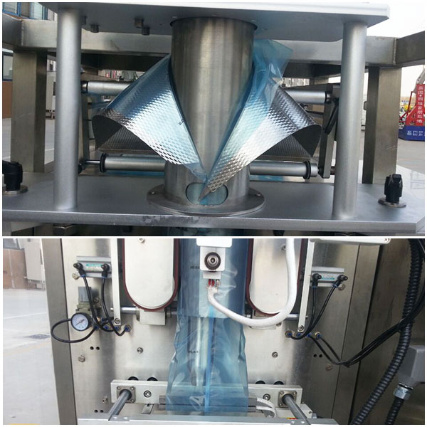 自動化袋裝醬料灌裝機(jī)械生產(chǎn)線細(xì)節(jié)展示圖